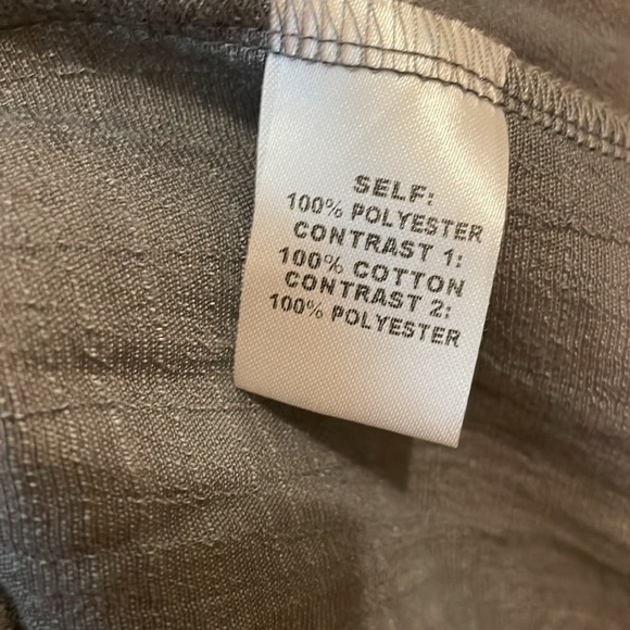 Easel Tunic Top w/ Tiered Ruffle Stripe T Shirt Short Sleeve - Picture 9 of 9